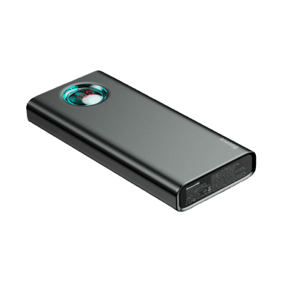 Зовнішній акумулятор Baseus Amblight Digital Display PD3.0+QC3.0 20000mAh 18W (Black) (PPALL-LG01)