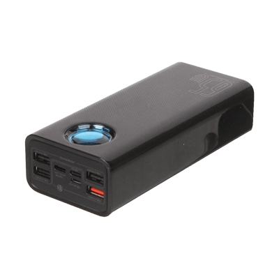 Зовнішній акумулятор Baseus Amblight Digital Display Quick Charge 30000mAh 65W (Black) (PPLG-A01)