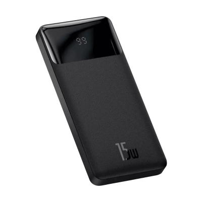 Зовнішній акумулятор Baseus Bipow Digital Display 10000mAh 15W (Black) (PPDML-I01)