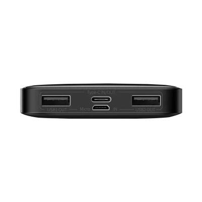 Зовнішній акумулятор Baseus Bipow Digital Display 10000mAh 15W (Black) (PPDML-I01)