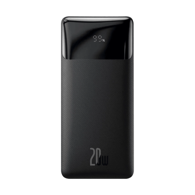 Зовнішній акумулятор Baseus Bipow Digital Display 10000mAh 20W (Black) (PPDML-L01)