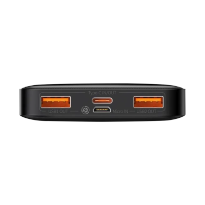Зовнішній акумулятор Baseus Bipow Digital Display 10000mAh 20W (Black) (PPDML-L01)