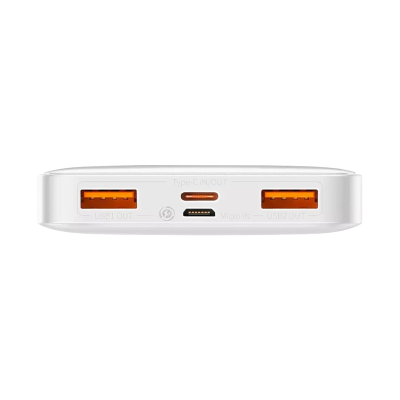 Зовнішній акумулятор Baseus Bipow Digital Display 10000mAh 20W (White) (PPDML-L02)