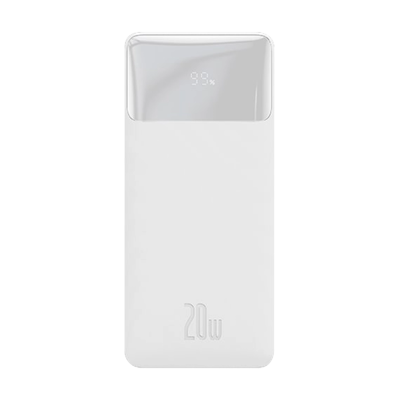 Зовнішній акумулятор Baseus Bipow Digital Display 30000mAh 20W (White) (PPDML-N02)
