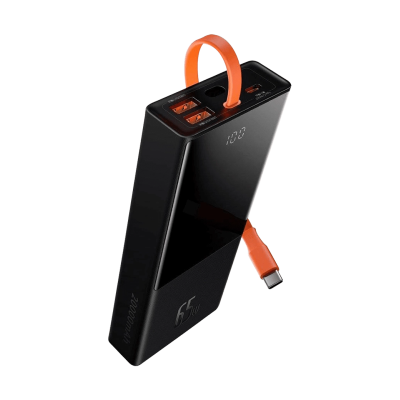 Зовнішній акумулятор Baseus Elf Digital Display 20000mAh 65W (Black) (PPJL000001)