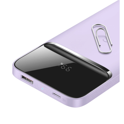 Зовнішній акумулятор Baseus Magnetic Wireless 10000mAh 20W (Purple) (PPCX010005)