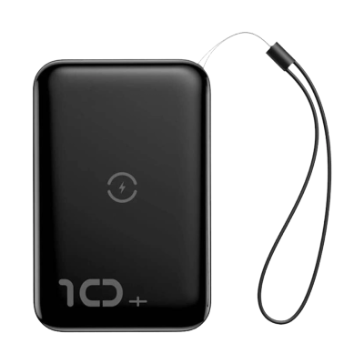 Зовнішній акумулятор Baseus Mini S Bracket Wireless 10000mAh (Black) (PPXFF10W-01)