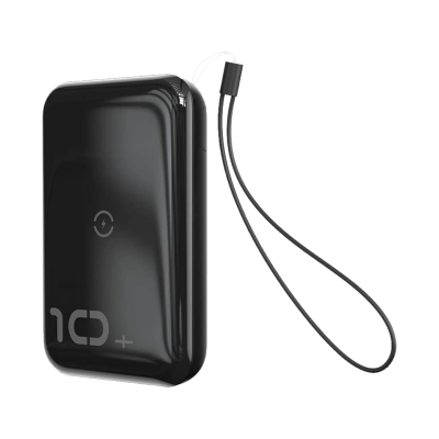 Зовнішній акумулятор Baseus Mini S Bracket Wireless 10000mAh (Black) (PPXFF10W-01)