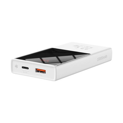 Зовнішній акумулятор Baseus Super Mini Digital Display 10000mAh 22.5W (White) (PPMN-A02)