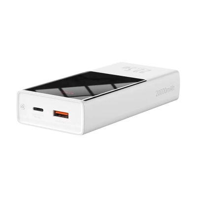 Зовнішній акумулятор Baseus Super Mini Digital Display 20000mAh 22.5W (White) (PPMN-B02)