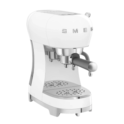 Кавоварка рожкова еспресо Smeg (ECF01WHEU)
