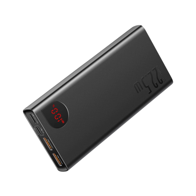 Зовнішній акумулятор Baseus Adaman Metal 20000mAh 22.5W (Black) (PPAD070101)