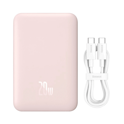 Зовнішній акумулятор Baseus Magnetic Mini 10000mAh 20W (Pink) (PPCX030004)