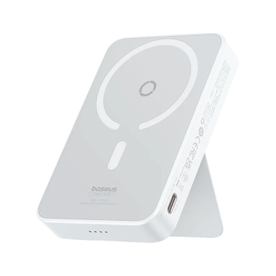 Зовнішній акумулятор Baseus MagPro Magnetic Bracket 5000mAh 20W (White) (P10064101223-00)