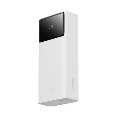 Зовнішній акумулятор Baseus Star-Lord Digital Display 30000mAh 22.5W (White) (PPXJ080102)