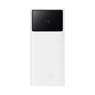 Зовнішній акумулятор Baseus Star-Lord Digital Display 30000mAh 22.5W (White) (PPXJ080102)
