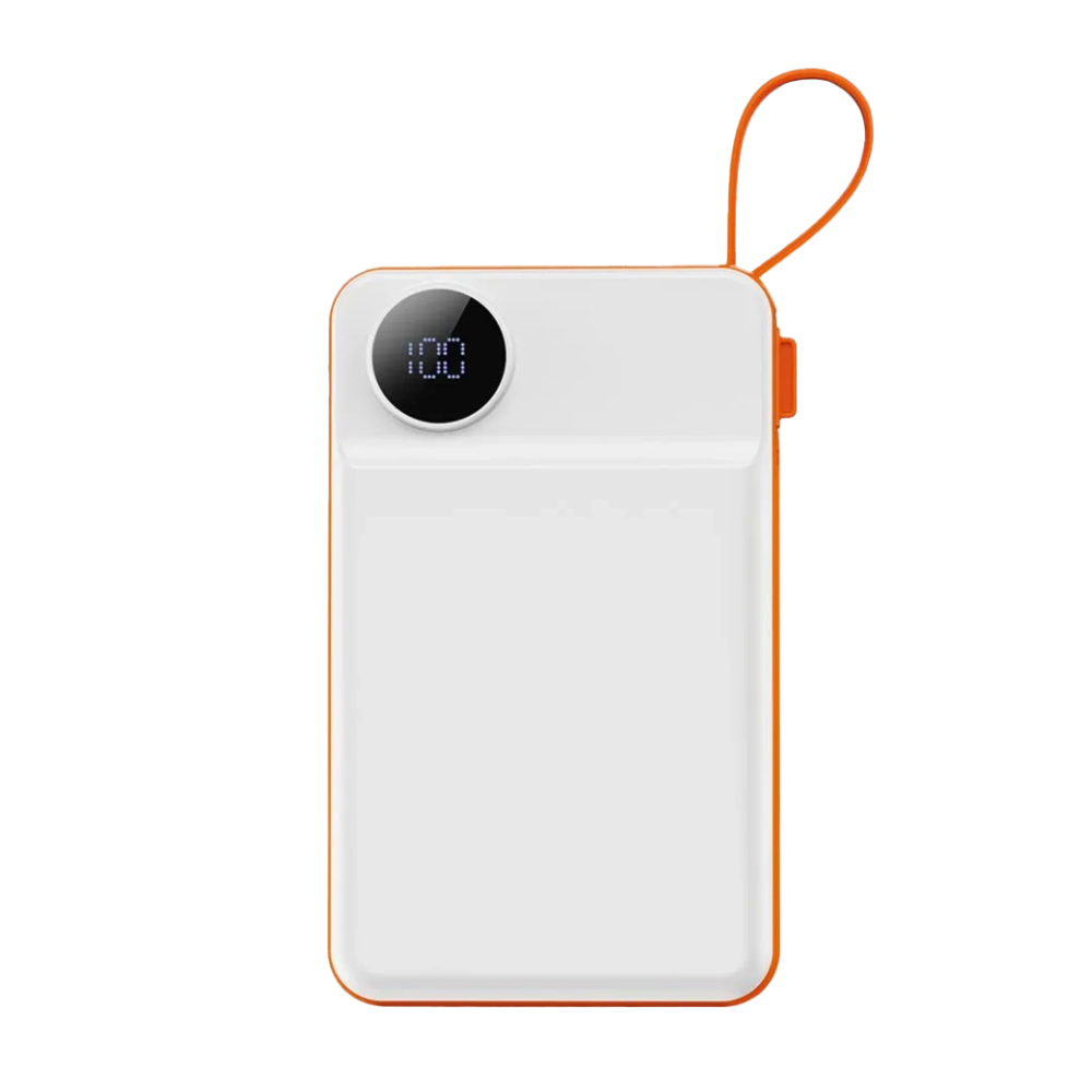 Зовнішній акумулятор Wiwu Core 2 in 1 10000mAh 22.5W (Wi-P007) (White/Orange)