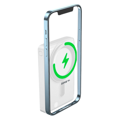 Зовнішній акумулятор Wiwu JC-20 Magnetic Wireless 10000mAh (White)