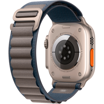 Смарт-годинник Apple Watch Ultra 2 49mm (Natural Titanium/Blue Alpine Loop – Medium) (MREP3)