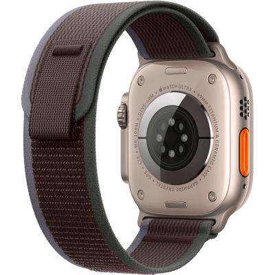 Смарт-годинник Apple Watch Ultra 2 49mm (Natural Titanium/Blue‑Black Trail Loop – M/L) (MRF63)