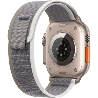 Смарт-годинник Apple Watch Ultra 2 49mm (Titanium/Green‑Gray Trail Loop – S/M) (MRF33)