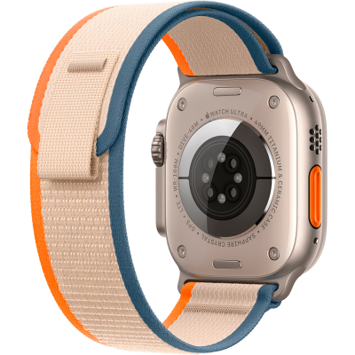 Смарт-годинник Apple Watch Ultra 2 49mm (Titanium/Orange‑Beige Trail Loop – S/M) (MRF13)
