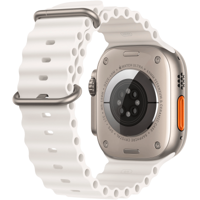 Смарт-годинник Apple Watch Ultra 2 49mm (Natural Titanium/White Ocean Band) (MREJ3)